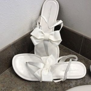 White Sandals